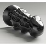Korek analny Steroid ABS22 Shuttlecock 23 x 9cm All Black - 4