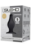 Korek Analny Plug Model 2 S 7,5 Cm Black Silexd - 2