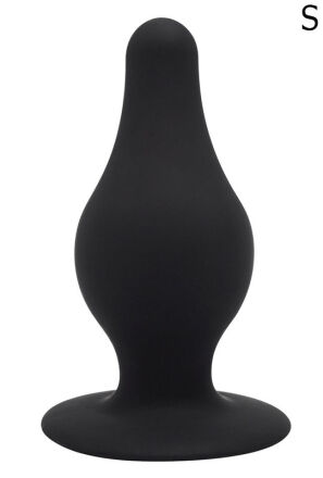 Korek Analny Plug Model 2 S 7,5 Cm Black Silexd