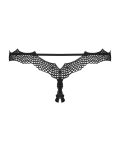 Bravelle stringi otwarte czarne L/XL Obsessive - 6