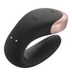 Wibrator dla par Satisfyer Double Love Black - 2