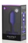 Korek analny Snug Plug 2 Purple b-Vibe - 6