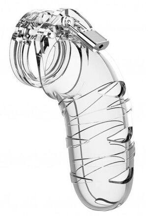 Chastity Model 05 Transparent Pas Cnoty Przeźroczysty Man Cage