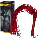Pejcz Fantasy Flogger Long Leather Red Alive - 2