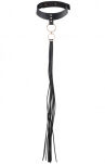 Obróżka z chwostem MAZE Tassel Choker Black Bijoux Indiscrets - 4