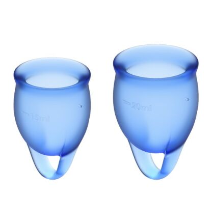 Kubeczki Menstruacyjne Feel Confident Menstrual Cup Set Satisfyer