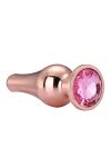 Korek Analny Gleaming Love Rose Gold Pleasure Plug L Dreamtoys - 3