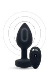 Korek analny Vibrating Jewel Plug M/L Black b-Vibe - 2