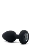 Korek analny Vibrating Jewel Plug M/L Black b-Vibe - 4
