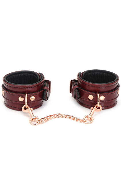 Kajdanki Wine Red Ankle Cuffs Liebe Seele