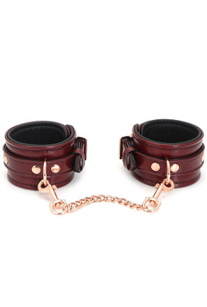 Kajdanki Wine Red Ankle Cuffs Liebe Seele