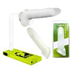 Nakładka na penisa Almighty Ribbed Cock Sheath 18 cm Clear Brutus - 2