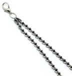 Klamerki Na Sutki Black Beads Chains & Nipple Clamps Liebe Seele - 3