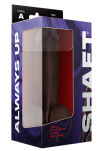 Dildo Model A 21,5 Cm Dong With Balls Mahogany Shaft - 3