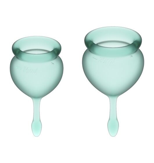 Kubeczki Menstruacyjne Feel Good Menstrual Cup Set Satisfyer