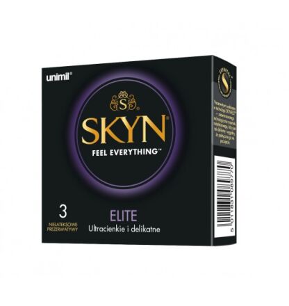 Skyn Elite Prezerwatywy Nielateksowe 3 Szt. Unimil