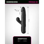 Wibrator króliczek Sonix Silicone Thruster Fetish Fantasy Series - 6