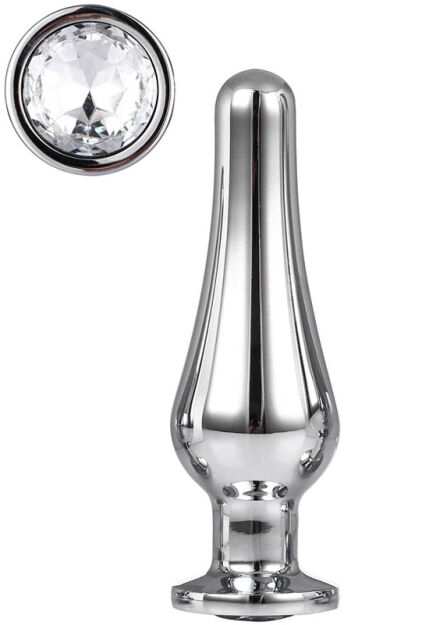 Korek Analny Gleaming Love Silver Pleasure Plug M Dreamtoys