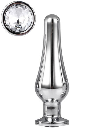 Korek Analny Gleaming Love Silver Pleasure Plug M Dreamtoys