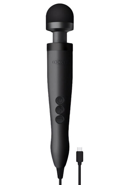 Wibrator Różdżka 3 Usb-C Matte Black Doxy