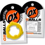 Pierścień erekcyjny [SIL] SPINNER Cockring Yellow Oxballs - 7