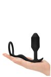 Korek analny Snug & Tug Black b-Vibe - 4