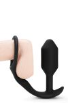 Korek analny Snug & Tug Black b-Vibe - 5