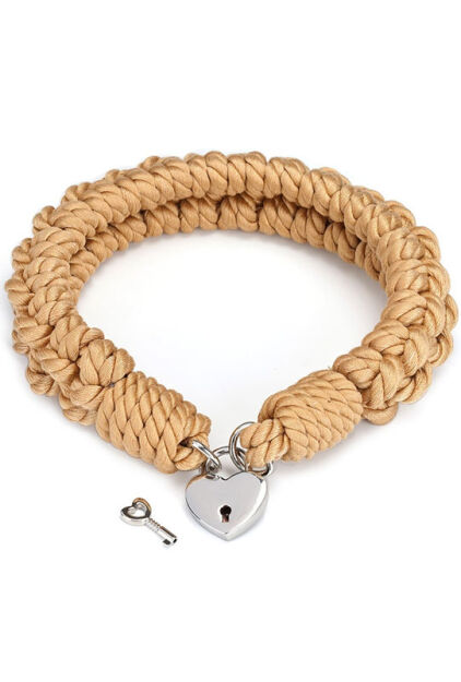Liebe Seele obroża Shibari Bound You II Rope Collar (Lockable)