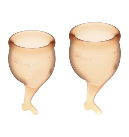 Kubeczki Menstruacyjne Feel Secure Menstrual Cup Set Satisfyer