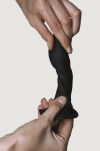Silikonowe Dildo Premium Hitsens Model 5 Black Adrien Lastic - 2
