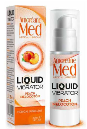 Lubrykant Liquid Vibrator Peach 30Ml Amoreane