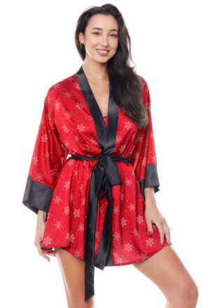 Aster Robe Red Peniuar