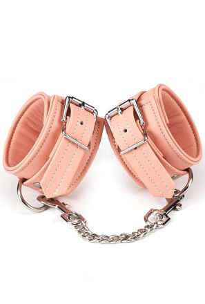 Kajdanki Pink Organosilicon Wrist Cuffs Liebe Seele