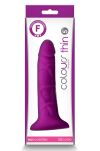 Dildo Ns Novelties Coours Pleasures Thin Dong Purple NS Novelties - 3
