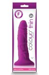 Dildo Ns Novelties Coours Pleasures Thin Dong Purple NS Novelties - 4