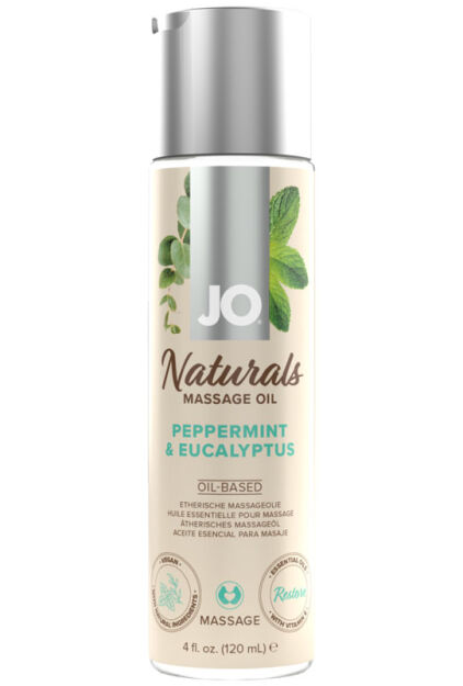Naturalny Olejek Do Masażu O Zapachu Kokosa Z Limonką Naturals Massage Oil Coconut & Lime 120 Ml System JO