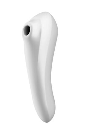 Stymulator łechtaczki z wibratorem Satisfyer Dual Pleasure White