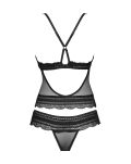 Ivannes top & thong Komplet Czarny - 6