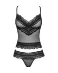 Ivannes top & thong Komplet Czarny - 5