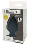 Korek Analny Plug Model 1 L 13 Cm Black Silexd - 2
