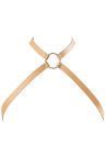 Uprząż Maze Chest Thin Harness Brown Bijoux Indiscrets - 2