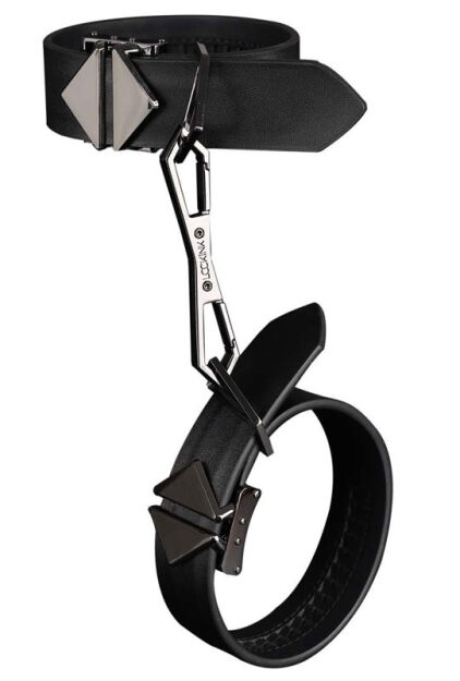Kajdanki Ankle And Wrist Cuffs Set Black LOCKINK