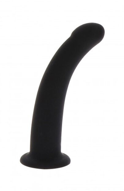 Silikonowe Dildo Strap-On Dong Black Medium Taboom