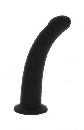 Silikonowe Dildo Strap-On Dong Black Medium Taboom