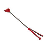 Liebe Seele szpicruta Kinbaku Ukiyoe Red Rosy Leather Crop - 2
