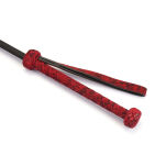 Szpicruta Kinbaku Ukiyoe Red Rosy Leather Crop Liebe Seele - 5