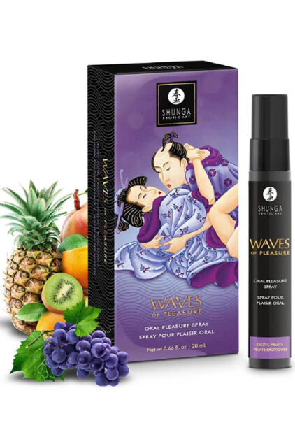 Spray do seksu oralnego Waves of Pleasure Exotic Fruits 20ml Shunga