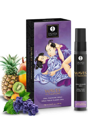 Spray do seksu oralnego Waves of Pleasure Exotic Fruits 20ml Shunga
