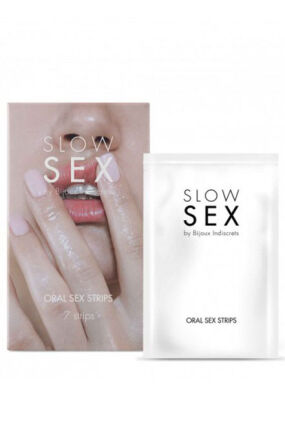 Płatki oralne Slow Sex Oral sex 7 strips Bijoux Indiscrets
