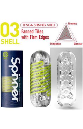 Masturbator Spinner 03 Shell Tenga